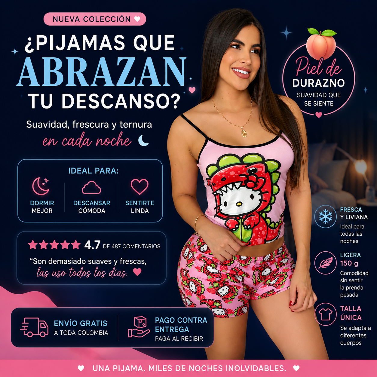 PAQUETE DE 5 PIJAMAS